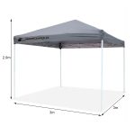 Carpa plegable 3x3m Gris playa y camping con bolsa de transporte | Decathlon