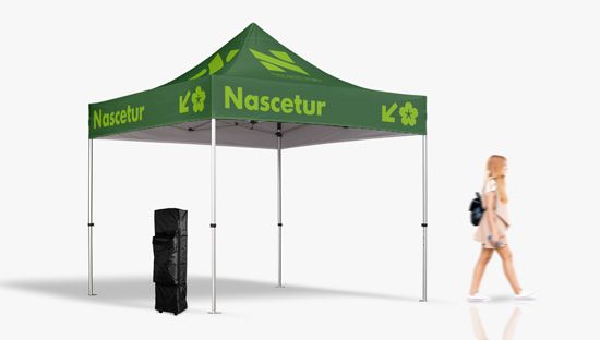 carpas-3x3-plegables-253zkj-1.jpg carpa 3x3 metros con estructura de aluminio y tejido impermeable personalizado - Imagen 1