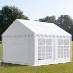 PVC Carpas para fiestas 3x4, blanco, impermeable (6152) | Carpasol
