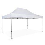 Carpa plegable impermeable de aluminio 3 x 4,5 m FLEXI | Oviala