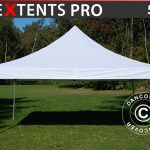 Carpa plegable 5x5m Blanco FleXtents – Compra en Dancover