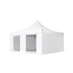 Carpa plegable alum 5x5 m completa blanco oferta