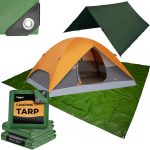 Lona Suelo Camping. Lonas Impermeables Exterior O Toldo Impermeable Exterior. Protección Resistente con Toldos, Plásticos Cubretodo Y Telas Impermeables (3x5.5m) : Amazon.es: Deportes y aire libre