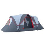 Tienda familiar Outsunny gris 455x230x180 cm | Leroy Merlin