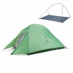 Tienda de Campaña 1 persona Naturehike Verde Mostaza Ultraligera