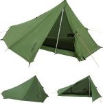 Tienda 1 Persona Ultraligera, Impermeable Compacta para (Sin Bastones) | Montaje Fácil, 1.1kg, para Senderismo Trekking Montaña Viaje, Playa, Festival, Bastones no Incluidos : Amazon.es: Deportes y aire libre