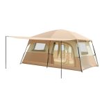 YIWENG Tienda de campaña de Viaje con 2 Habitaciones Tienda de campaña Familiar Grande Transpirable y Resistente a la Lluvia para 6 8 Personas Acampar al Aire Libre Senderismo Mochilero Playa : Amazon.es: