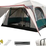 Tienda de campaña Familiar al Aire Libre Tiendas de campaña Grandes con toldo, Gran Tienda Familiar para Exteriores, Picnic, Camping, Familia, reunión de Amigos, 2 Habitaciones y 1 baño : Amazon.es