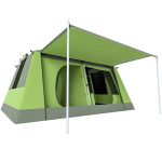 Outsunny Tiendas de Campaña Grandes Familiar 405x305x225 cm Verde | Aosom España