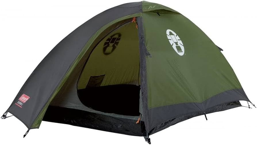 tienda-coleman-361jym-1.jpg Coleman Tent Darwin Tienda de campaña compacta para 2 Personas, Ligera, para Camping, Festivales y Senderismo, 100% Impermeable con Altura de 3000 mm de Altura, Lona Cosida : Amazon.es: Deportes y aire libre - Imagen 1