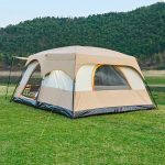 TXTC Grandes Tiendas De Campaña para Acampar, Carpa Multifamiliar con Ventanas De Malla, Postes De Acero Resistentes, Doble Capa Impermeable, Tienda Al Aire Libre Refugio Solar (Size : 2 6 Persons) : Amazon.es: