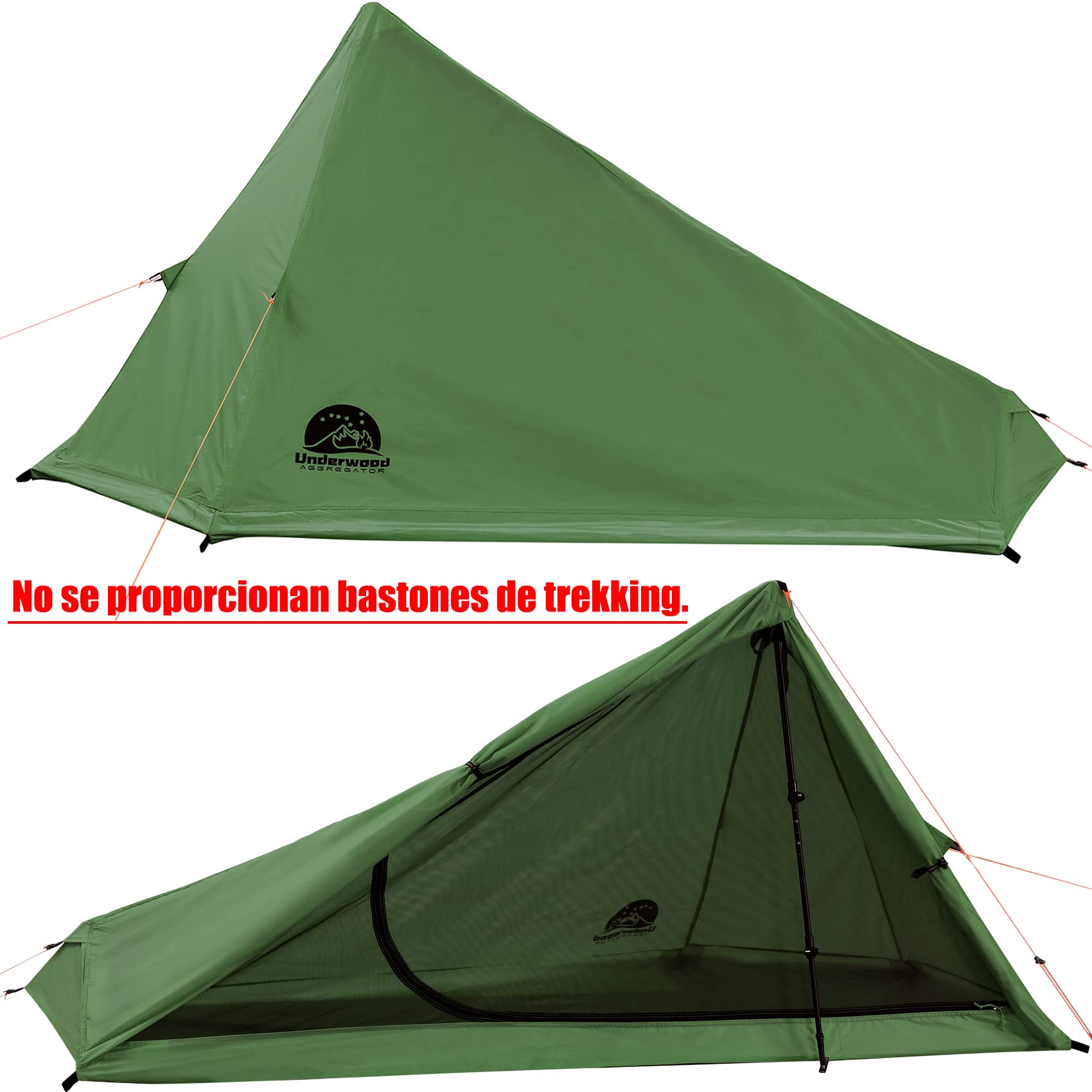 tienda-de-campana-1-persona-289quj.jpg Tienda 1 Persona Ultraligera, Impermeable Compacta para (Sin Bastones) | Montaje Fácil, 1.1kg, para Senderismo Trekking Montaña Viaje, Playa, Festival, Bastones no Incluidos : Amazon.es: Deportes y aire libre - Imagen 1