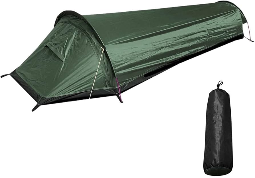 tienda-de-campana-1-persona-509qss.jpg HOHOVYVY Tienda de campaña, Tienda para 1 persona, Tienda ultraligera, Tienda ultraligera de mochila para acampar en la naturaleza Tienda compacta individual para exteriores (verde) : Amazon.es: Deportes y aire libre - Imagen 1