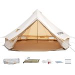 VEVOR Tienda de Campaña 5 8 Personas/ 4M Yurta Mongolia Tienda Yurta Mongola Tienda de Campaña al Aire Libre Tienda de Campaña Familiar Montaje Rápido Tiendas Camping | VEVOR ES