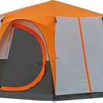 Octógono Coleman con Grandes ventanales, con Vista panorámica de 360°, Robusta construcción de Postes de Acero, Lona Impermeable Totalmente integrada, fácil de Montar, 100% Impermeable. : Amazon.es: Deportes y aire libre