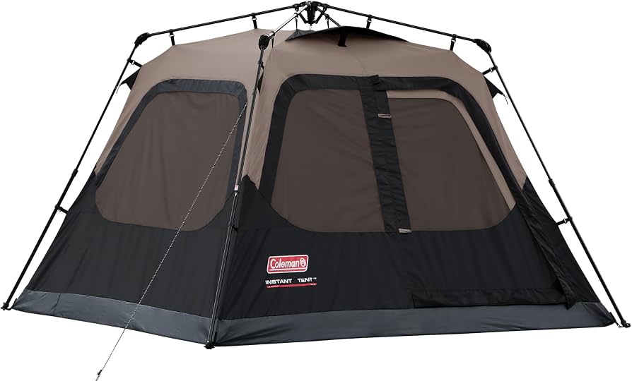 tienda-de-campana-coleman-760cgc.jpg Coleman Colema Cabin Tent with Instant Setup Tienda de campaña, Unisex, marrón y Negro, 4 Person : Amazon.es: Deportes y aire libre - Imagen 1
