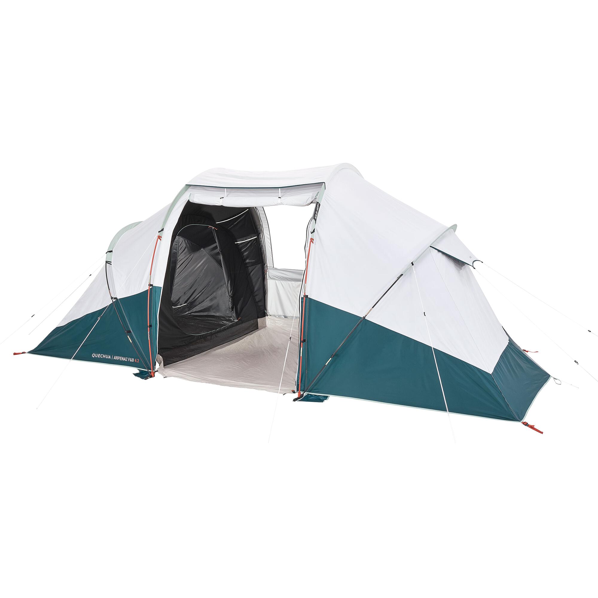 tienda-de-campana-decathlon-910rqp.jpg Tienda de campaña familiar 4 personas UPF50+ Arpenaz 4.2 F&B - Imagen 1