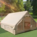 Tiendas inflables para camping, tiendas de campaña hinchables con bomba de mano, fácil de configurar 4