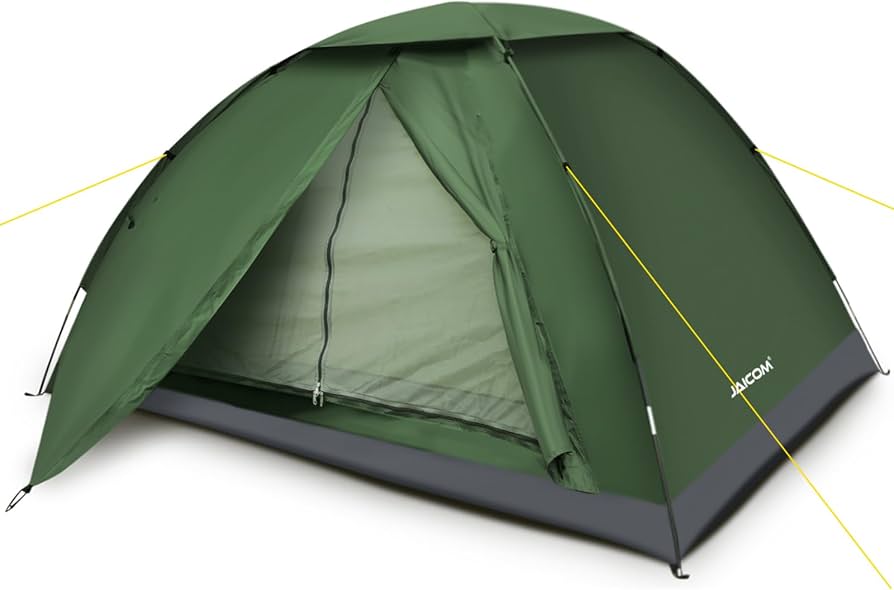 tienda-de-campana-impermeable-684qtw.jpg JAICOM Tienda de Campaña para 1 Persona, Tiendas iglú Ultraligera e Impermeable, Fácil de Montar Doble Capa Tienda Campaña, para Senderismo, Escalada al Aire Libre, Camping, Playa, Familia : Amazon.es: Deportes y - Imagen 1