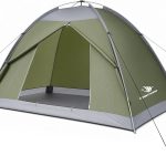 Arctic Lemmings Tienda de campaña Individual de 7.2 × 4 × 4 pies, Tienda de campaña Impermeable para Acampar y Senderismo, Puede ser Utilizada por una Persona, Ligera y Duradera (Verde Militar) :