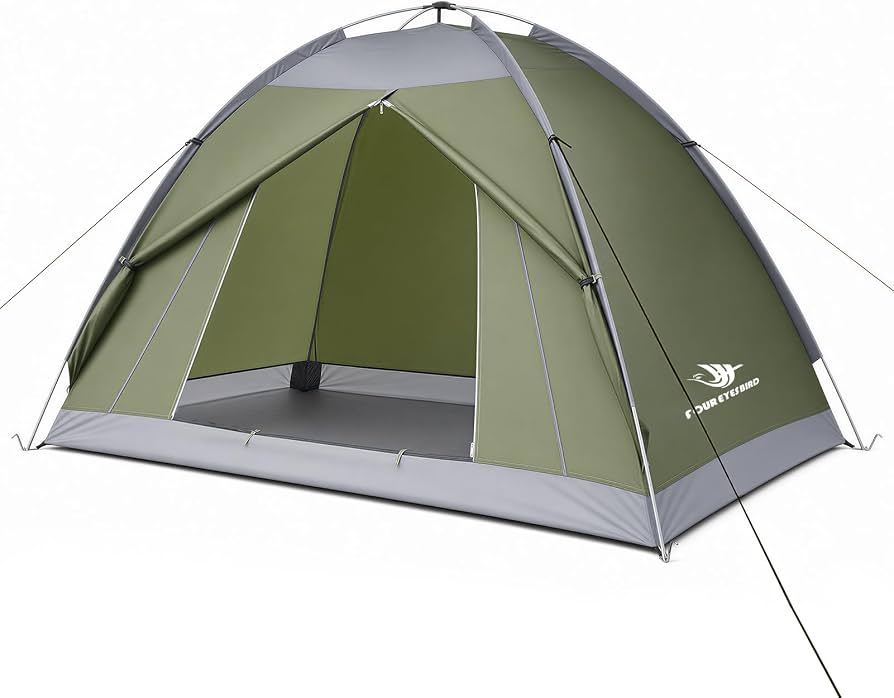tienda-de-campana-individual-127gow.jpg Arctic Lemmings Tienda de campaña Individual de 7.2 × 4 × 4 pies, Tienda de campaña Impermeable para Acampar y Senderismo, Puede ser Utilizada por una Persona, Ligera y Duradera (Verde Militar) : - Imagen 1