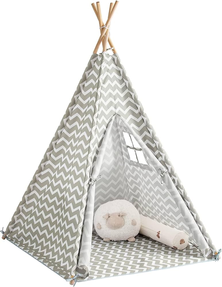 tienda-de-campana-infantil-966hij.jpg SoBuy Tienda de campaña Infantil Cabañas para NiñosTienda Tipi Tienda de campaña Interior para niños 112cm x 158cm x 112cm OSS03 ES : Amazon.es: Juguetes y juegos - Imagen 1