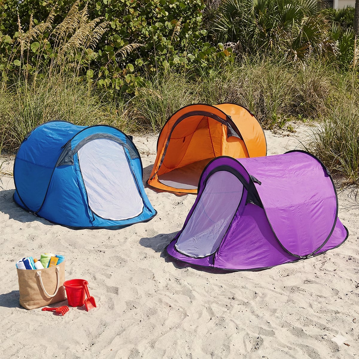 tienda-de-campana-para-playa-291jzd.jpg Tienda de playa 2 plazas TendaFacile XL camping - Imagen 1
