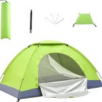 FACULX Tienda de Campaña Ultraligera para 1 2 Personas, Tienda de Campaña Impermeable para Mochileros con Puertas Dobles, Bolsa de Transporte, Piquetas y Sobretecho para Senderismo y Aventuras al Aire : Amazon.es: Deportes
