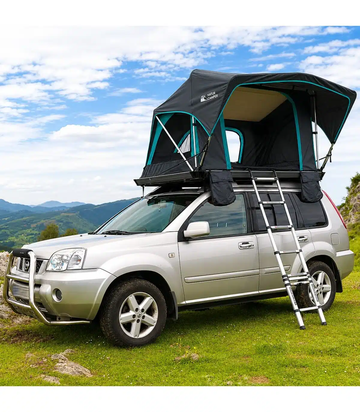tienda-techo-coche-598mfj.webp Tienda de Techo NATURCAMPER T1000 para Coche, SUV, 4x4 o Furgoneta estilo Berlingo Envío desde Alicante en 3 4 días - Imagen 1