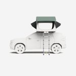 Tienda de techo Camper 2 personas Quechua Roof Top MH500 F&B