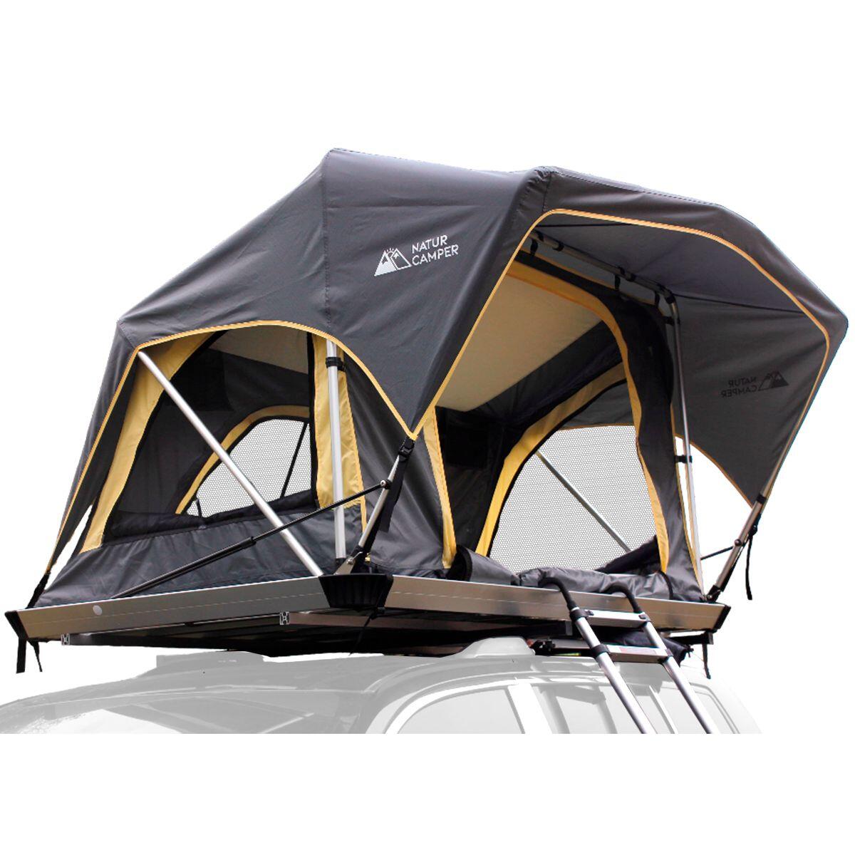 tienda-techo-coche-decathlon-691qqm-1.jpg Tienda de Techo NATURCAMPER T1000 para Coche, SUV, 4x4 o furgoneta. - Imagen 1