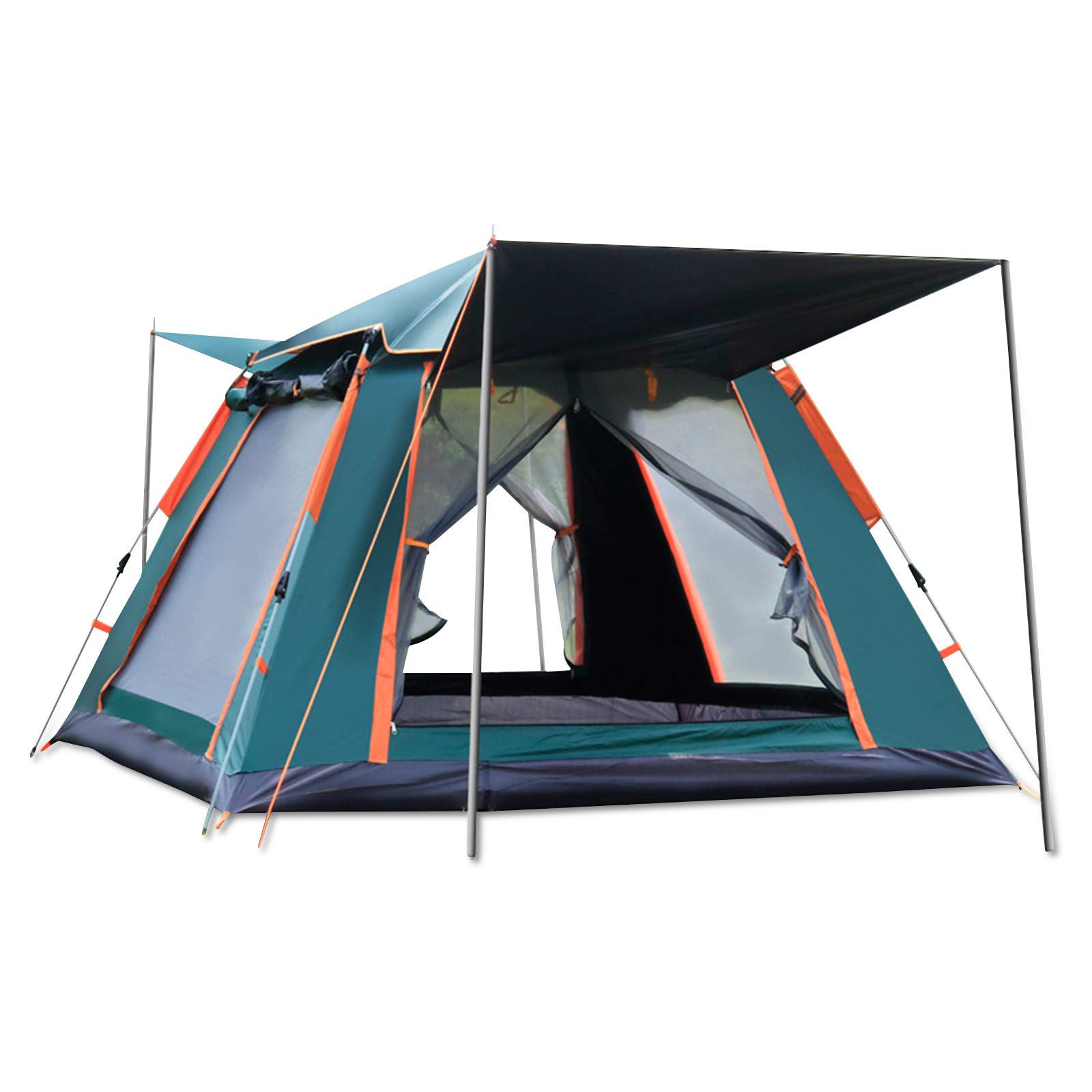 tiendas-de-campana-baratas-587reu.jpg Ergocar Tienda de Campaña 3 4 Personas Tienda de Camping Ligero Impermeable Anti Viento Exteriores Tienda de Campaña para Senderismo Festival Camping Mochila (Verde, Vinilo) : Amazon.es: Deportes y aire libre - Imagen 1