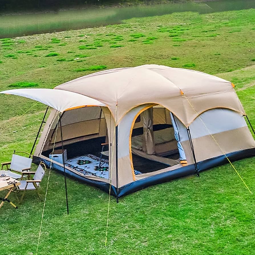 tiendas-de-camping-381bcr-1.jpg TXTC Tiendas de campaña Grandes para 8 12 Personas para la Familia, Tienda Impermeable Sun Shelter, Carpa de mochilero para Interiores al Aire Libre, Carpas para Fiestas Familiares : Amazon.es: Deportes y aire - Imagen 1