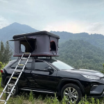 Tienda de techo para coche. Negro | MONTE CAMPER