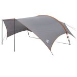 Toldo De Camping Resistente Al Agua Gris Y Naranja Vidaxl