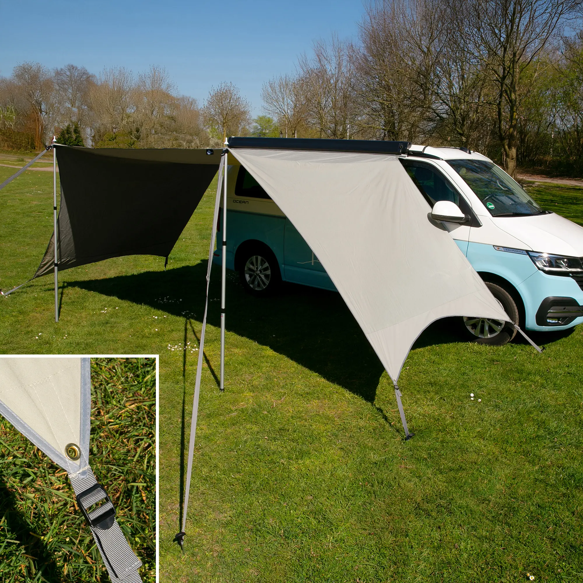 toldo-para-camping-997oib.webp your GEAR Tropea TC Toldo de algodón UV 50+ para furgoneta, van y autocaravana, parasol de camping - Imagen 1