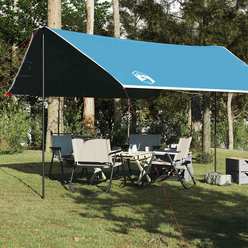 toldos-camping-785khi-1.jpg Toldo camping VidaXL 430x380x210 cm impermeable azul - Imagen 1