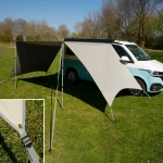 your GEAR Tropea TC Toldo de algodón UV 50+ para furgoneta, van y autocaravana, parasol de camping