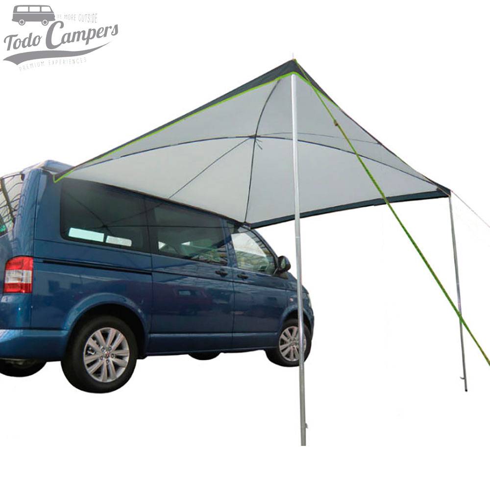 toldos-camping-954lyy-1.jpg Toldo Palm Beach 260cm Gris/Lima desmontable Todo Campers - Imagen 1
