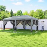 Cenadores de jardín plegables,toldos grandes,sombrillas,carpas para fiestas, tiendas para exteriores,toldos parasol,ideales para acampadas— MOORLE
