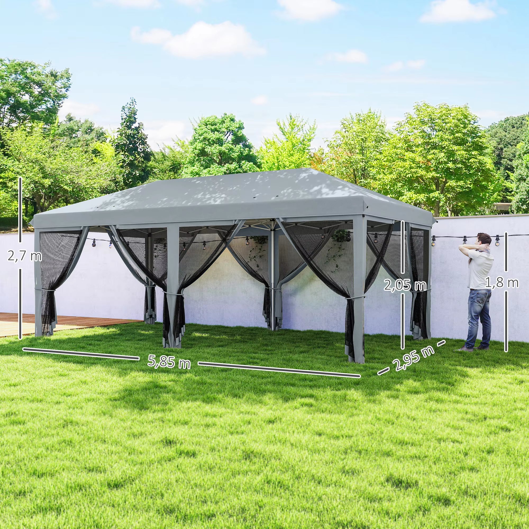 toldos-para-carpas-004vdg-1.jpg Cenadores de jardín plegables,toldos grandes,sombrillas,carpas para fiestas, tiendas para exteriores,toldos parasol,ideales para acampadas— MOORLE - Imagen 1