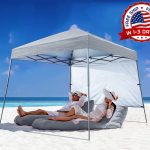 Carpa Toldo Tienda Domo De Sombra Para Playa Descanso Instantanea,8 x 8 ft Base | eBay
